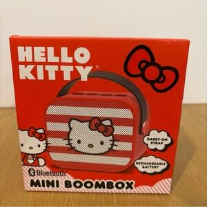 Hello Kitty Mini Boombox Rechargeable Speaker NEW